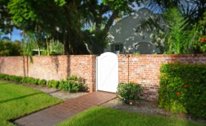 Gulf Stream, Fl. -- A beautiful entrance to a home in Gulf Stream, Fla. Photo by Peter W. Cross